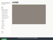 Tablet Screenshot of marcosammicheli.com